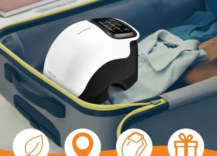 Knee Massager with 9-Level Heat & Vibration – Cordless Electric Therapy, LED Display, Pain Relief for Arthritis, Injury & Joint Care