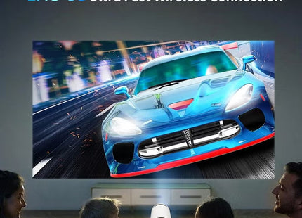 Portable Projector Pocket 5G WIFI Android11.0 Support 130 Inches Home Theater Full HD