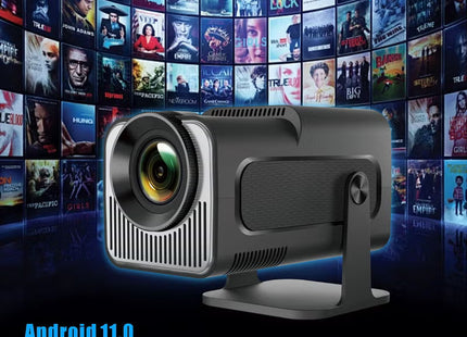 Portable HD Projector - Support 4K - Smart Projector with 5G Dual-band Wifi and Bluetooth