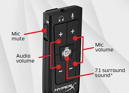 Cloud II Gaming Headset for PC And PS4 And Xbox One Nintendo Switch Red Wired