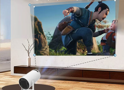 Portable Projector Pocket 5G WIFI Android11.0 Support 130 Inches Home Theater Full HD