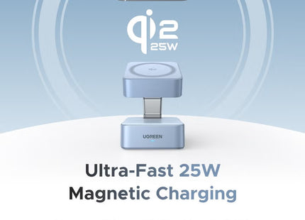 25W Wireless Charger 2-in-1 Magsafe Charger Magnetic Wireless Charger Fast Charging Compatible With all phoneses