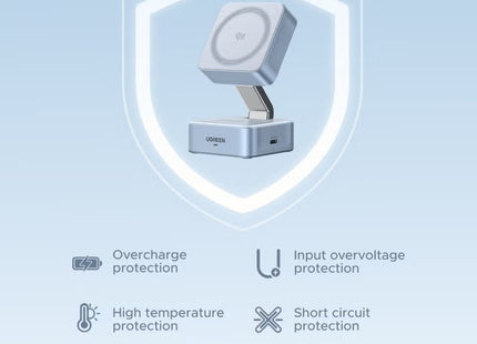 25W Wireless Charger 2-in-1 Magsafe Charger Magnetic Wireless Charger Fast Charging Compatible With all phoneses
