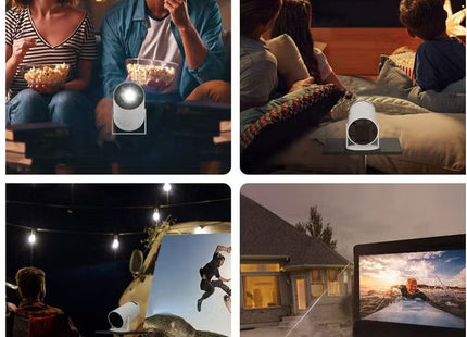 Portable Projector Pocket 5G WIFI Android11.0 Support 130 Inches Home Theater Full HD