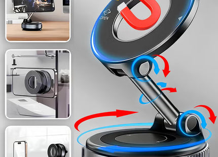 360° Magnetic Phone Holder for Car | Strong Suction Car Mount | MagSafe Compatible | All Smartphones