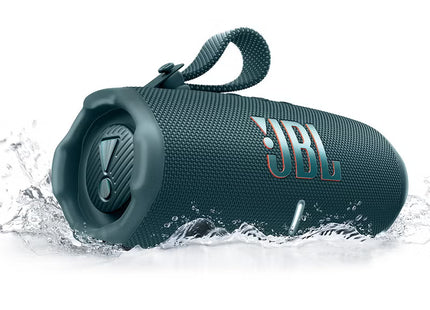 Charge 6, Portable, waterproof, and drop-proof Bluetooth speaker.