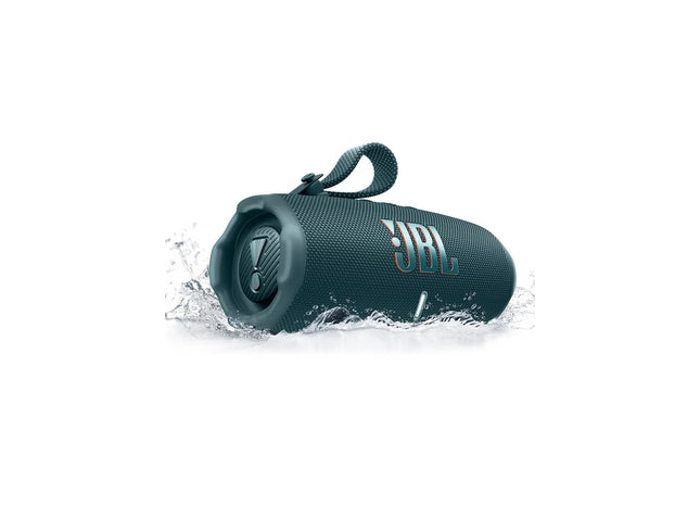 Charge 6, Portable, waterproof, and drop-proof Bluetooth speaker.