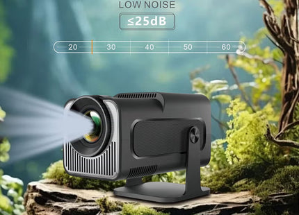 Portable HD Projector - Support 4K - Smart Projector with 5G Dual-band Wifi and Bluetooth